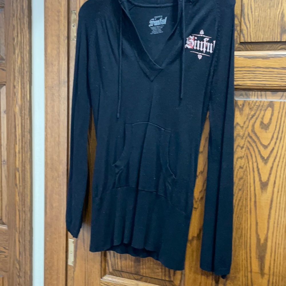 Sinful Wings Rhinestone Sweater